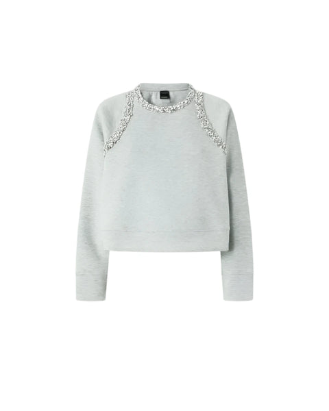 Bejewelled Embellished Sweatshirt