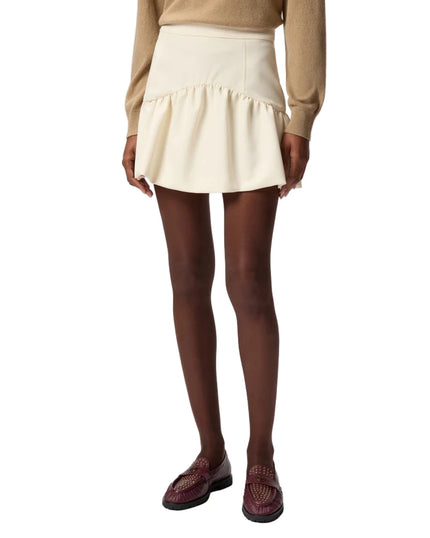 Mini Skirt with Flounce