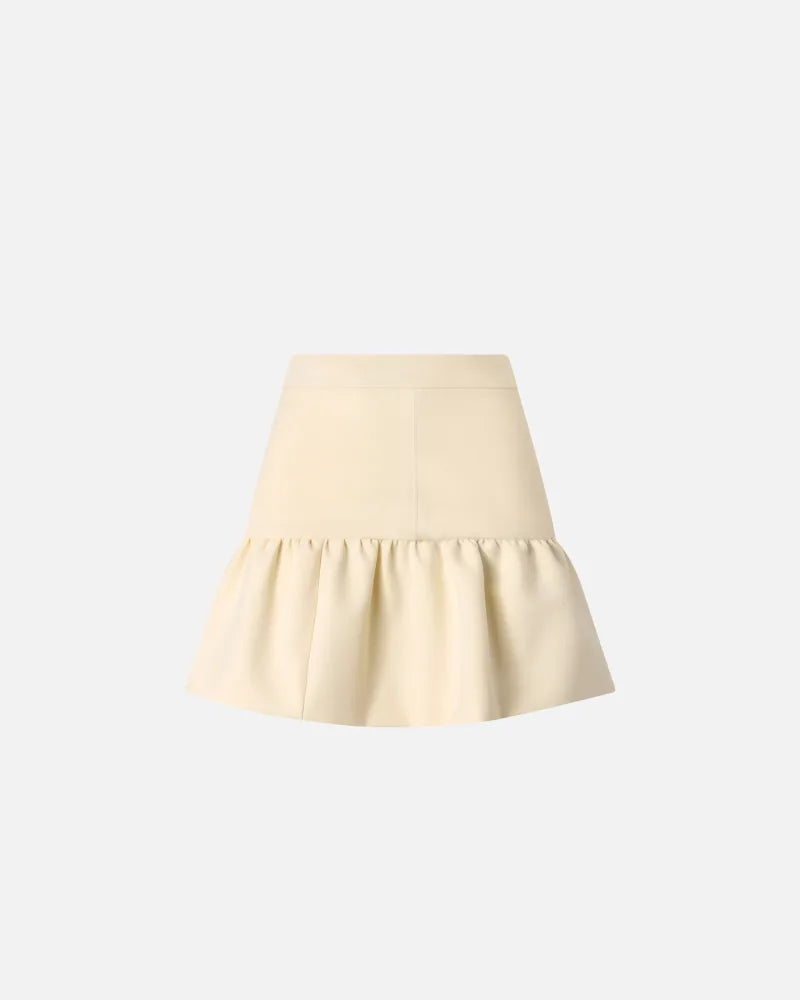 Mini Skirt with Flounce