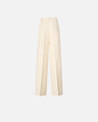PINKO- Straight Cut Trousers w/ Pressed Pleat Detail - Edit by Elaine Turner