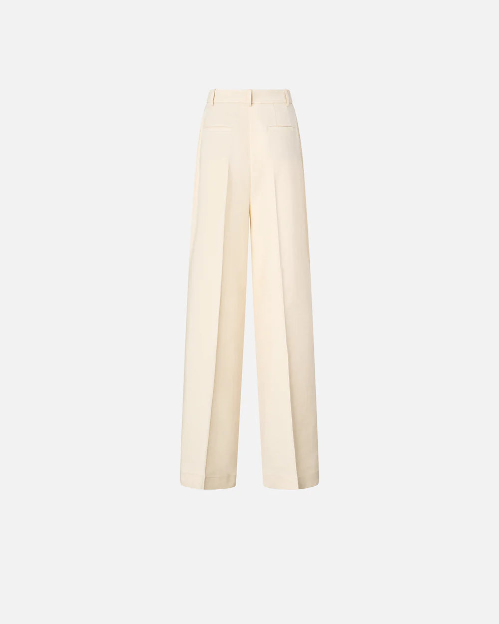 PINKO- Straight Cut Trousers w/ Pressed Pleat Detail - Edit by Elaine Turner