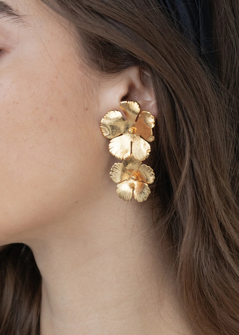 Collette Earrings- Gold - Edit by Elaine Turner
