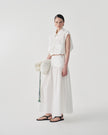 Beatrice b.- Crisp White Drop Waist Skirt - Edit by Elaine Turner