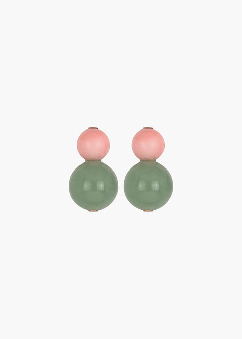 Cara Earring- Aventurine Multi