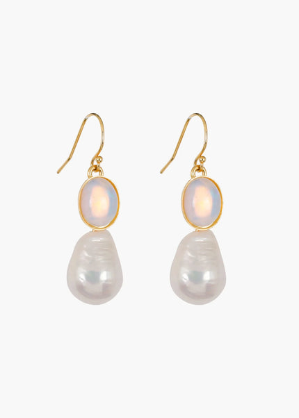 Tatum Earrings- Opal