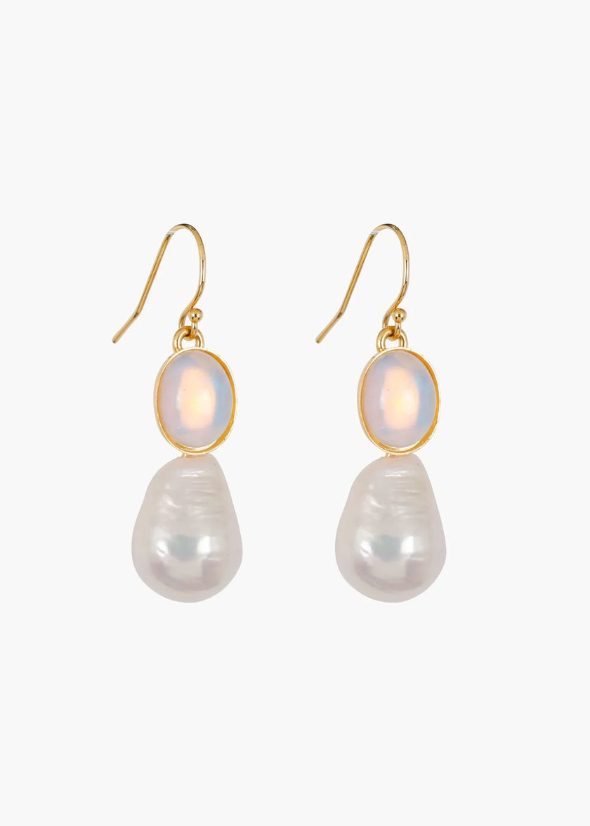 Tatum Earrings- Opal - Edit by Elaine Turner