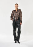 Kikkidea Animal Print Blouse