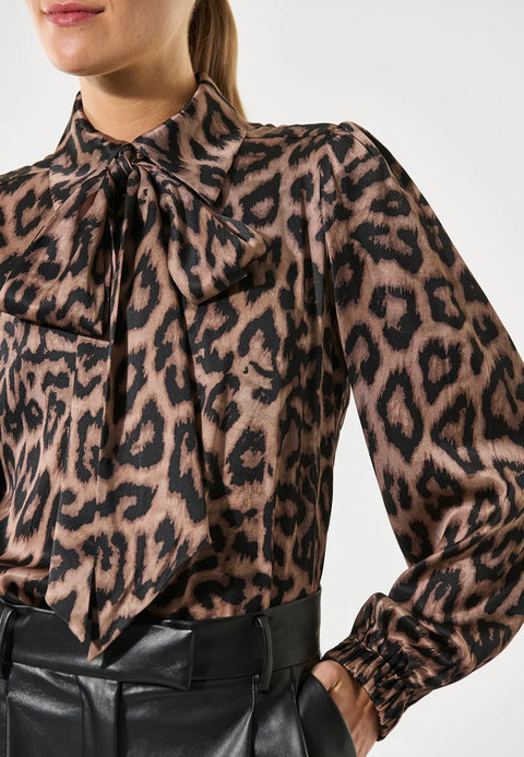 Kikkidea Animal Print Blouse