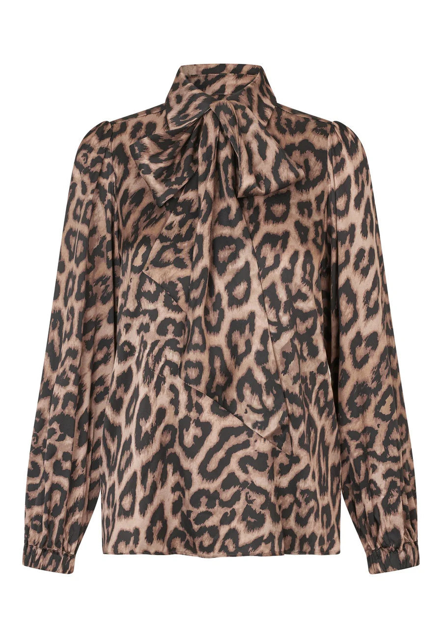 Kikkidea Animal Print Blouse