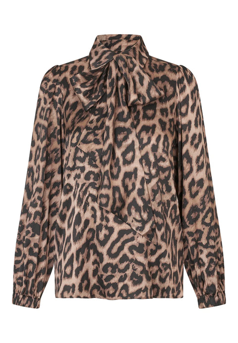 Kikkidea Animal Print Blouse