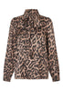 Kikkidea Animal Print Blouse
