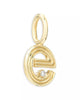 Mini Groovy Diamond Initial Charm