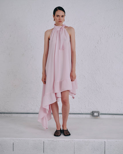Beatrice b.- Seashell Tie Neck Dress
