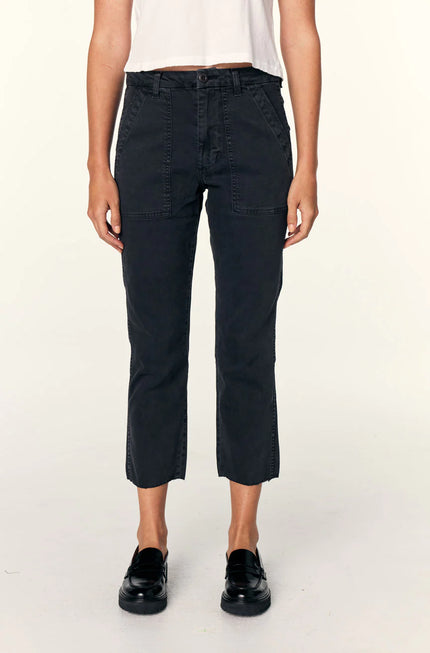 Easy Army Trouser in Washed Black