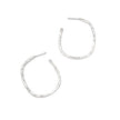 Square Hoops- Sterling Silver