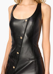 Kirby Vegan Leather Dress