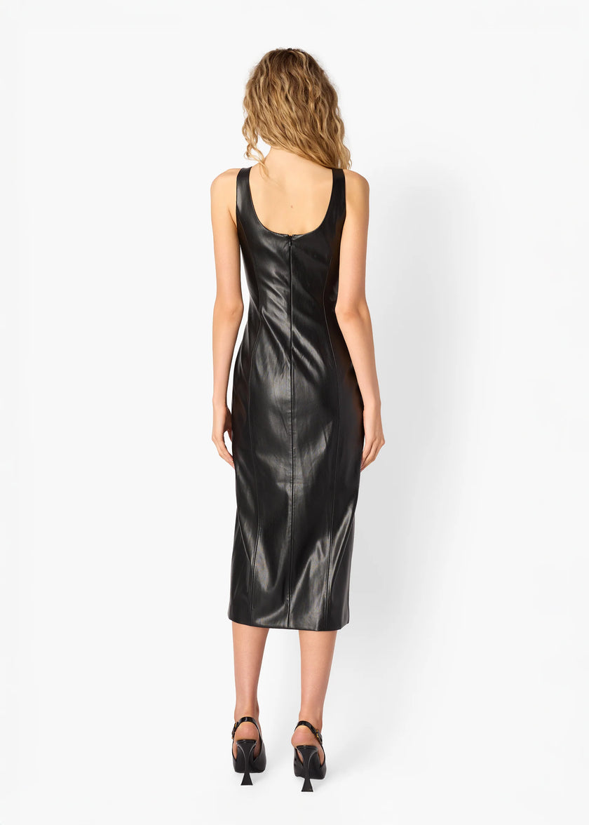Kirby Vegan Leather Dress