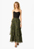 Gaia Metallic Chiffon Skirt