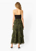 Gaia Metallic Chiffon Skirt