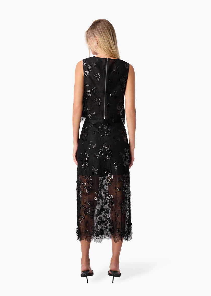 Aylin Sequin Lace Skirt