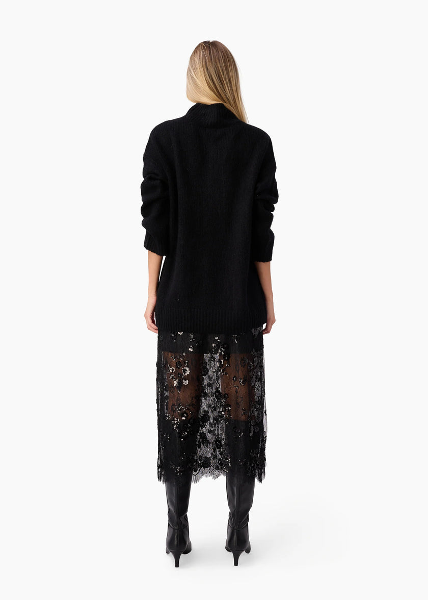 Aylin Sequin Lace Skirt