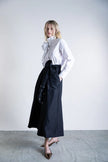 Taffeta Pants Skirt with Bow and Floral Sequins