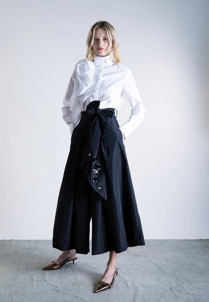 Side Rosette Blouse