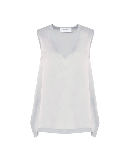 Satin Flared Top