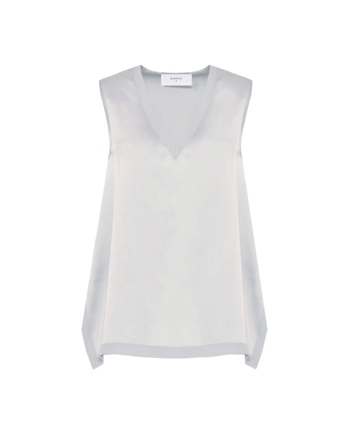 Satin Flared Top