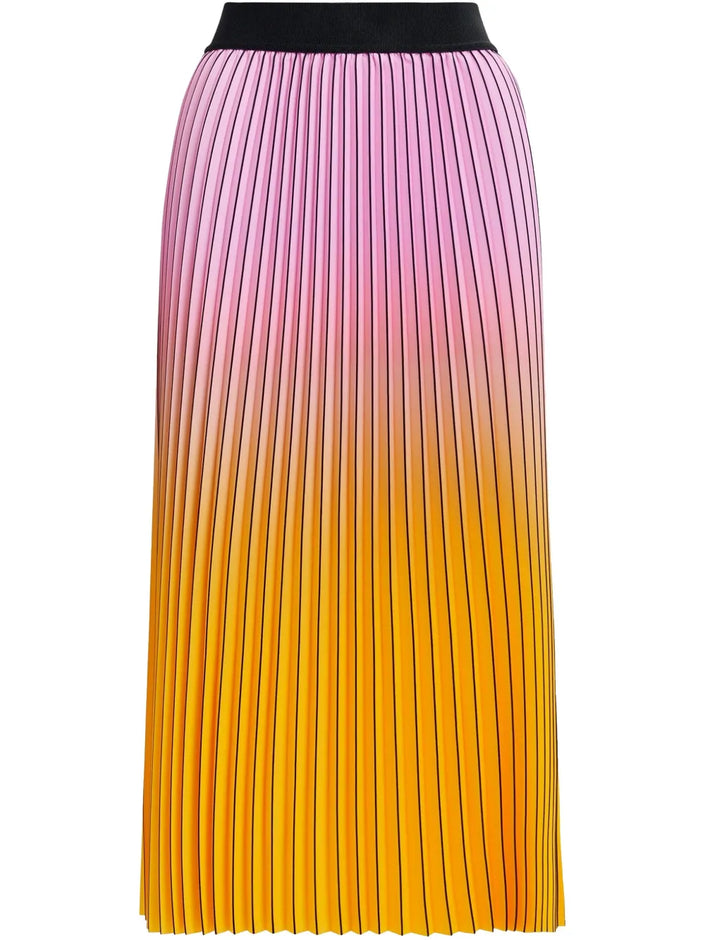 Haries Pleated Midi Skirt