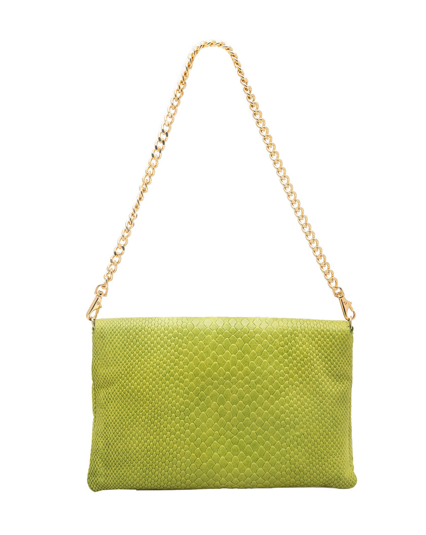 Elaine Turner- Bella Clutch- Chartreuse Lizard - Edit by Elaine Turner