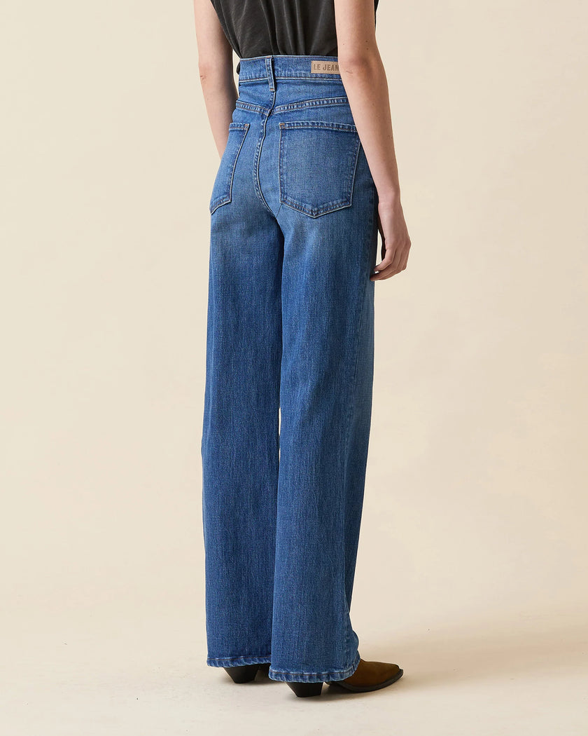 Farrah Flare High Rise Denim- Bohemian Blue