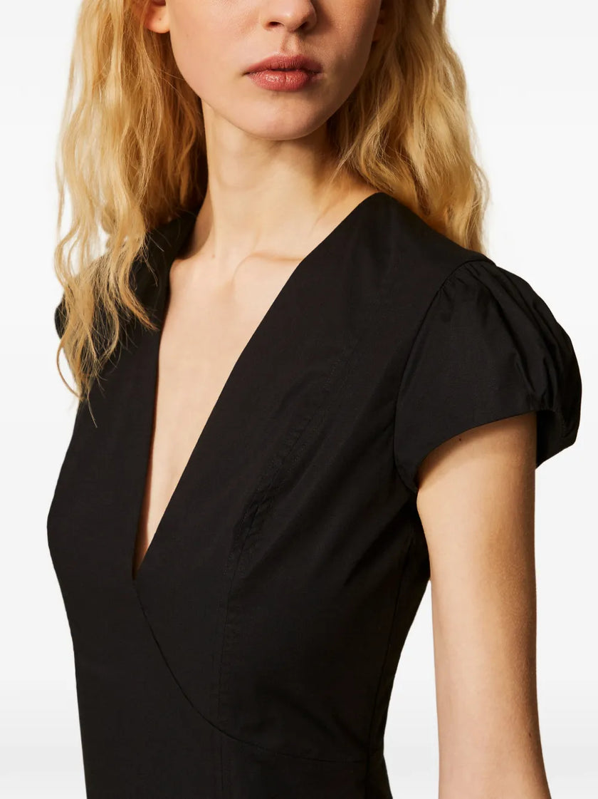 Twinset- Black Midi Dress - Edit by Elaine Turner