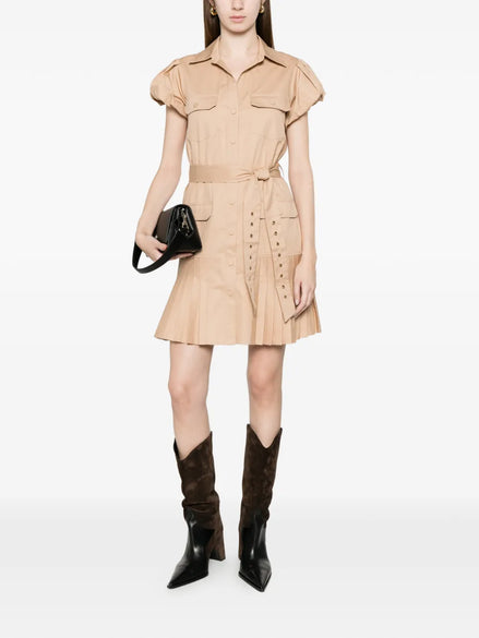 Twinset- Khaki Mini Dress - Edit by Elaine Turner