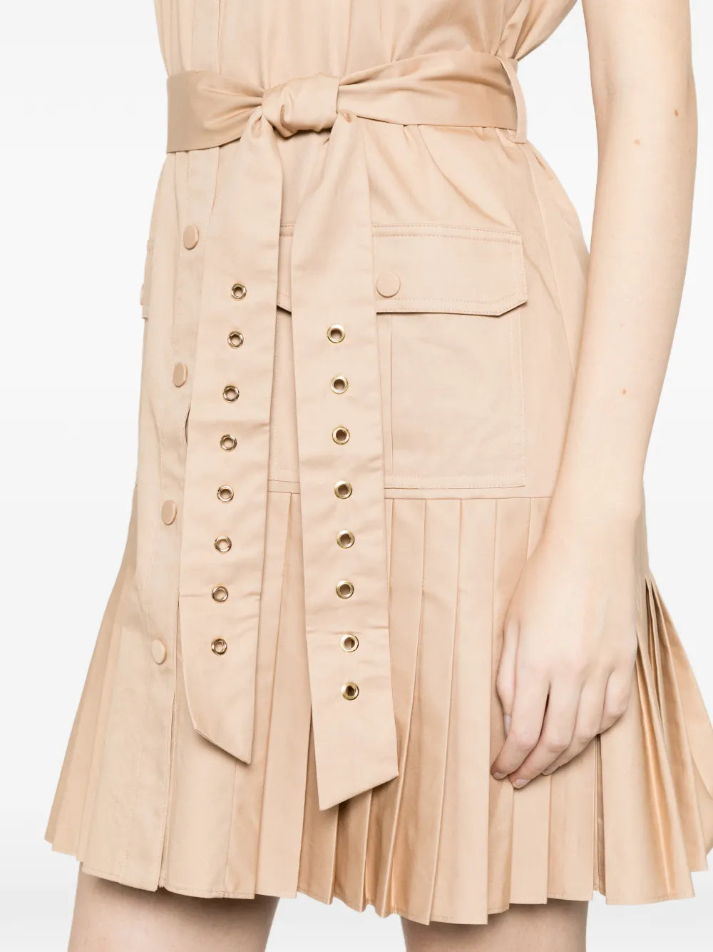 Twinset- Khaki Mini Dress - Edit by Elaine Turner
