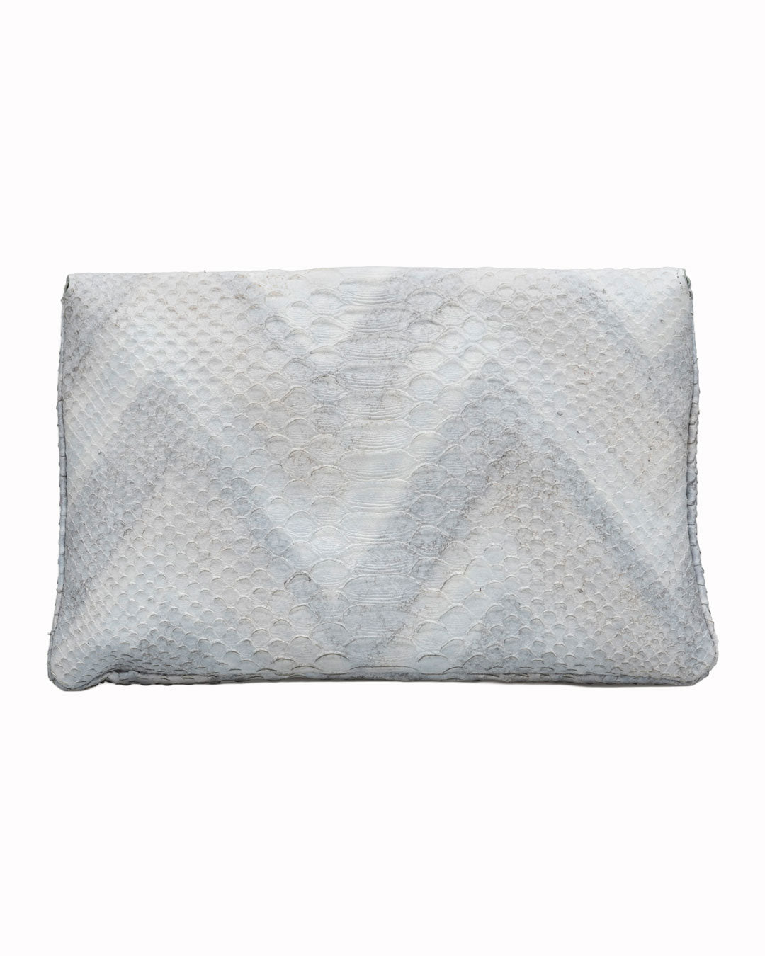 Elaine Turner- Bella Clutch- Opalescent Grey & Chevron Snake - Edit by Elaine Turner