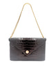 Bella Clutch- Chocolate Croc