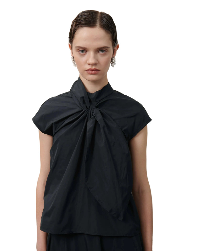 Taffeta Scarf Top