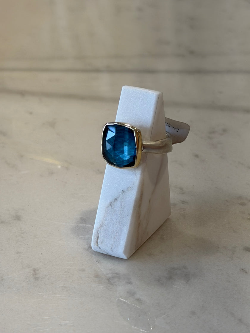 Emily Amay- London Blue Topaz Ring - Edit by Elaine Turner