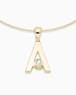 Caye Joaillier Joujou Initial Necklace