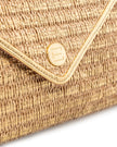 Elaine Turner- Bella Clutch- Gold Raffia - Edit by Elaine Turner