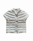 Greenwich Gold Short Puffer Jacket- White