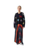 Long Pleated Print Skirt