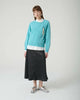 Pleated Eco Leather Skirt