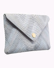 Elaine Turner- Bella Clutch- Opalescent Grey & Chevron Snake - Edit by Elaine Turner