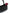 Mauney Satchel Bag- Black Embossed Croc
