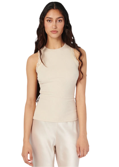 Cami NYC- Rian Tank- Bone - Edit by Elaine Turner