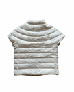 Greenwich Gold Short Puffer Jacket- White