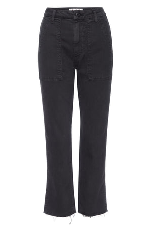 Easy Army Trouser in Washed Black