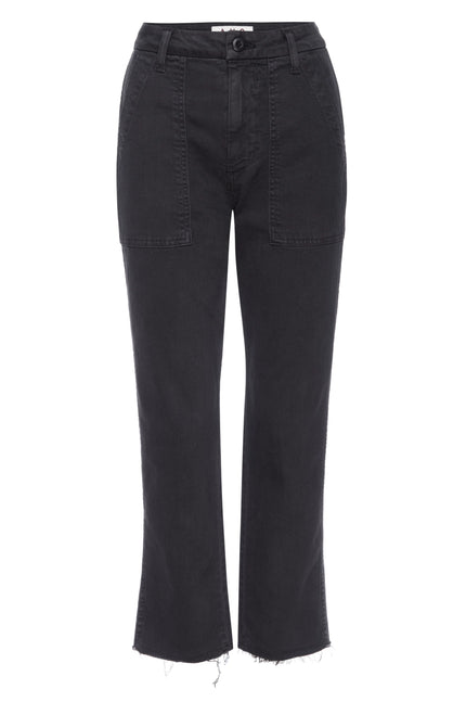 Easy Army Trouser in Washed Black